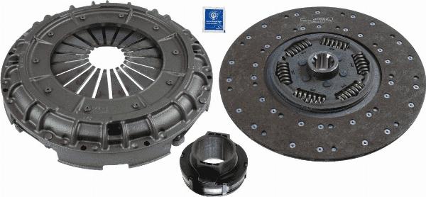 SACHS 3 400 125 701 - Комплект зчеплення autocars.com.ua