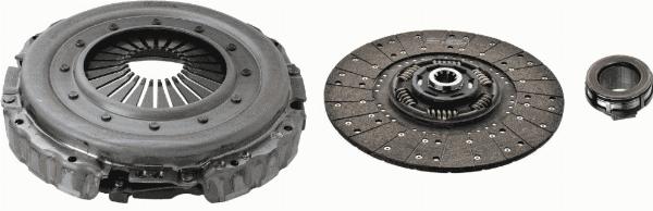 SACHS 3 400 700 308 - Комплект зчеплення autocars.com.ua