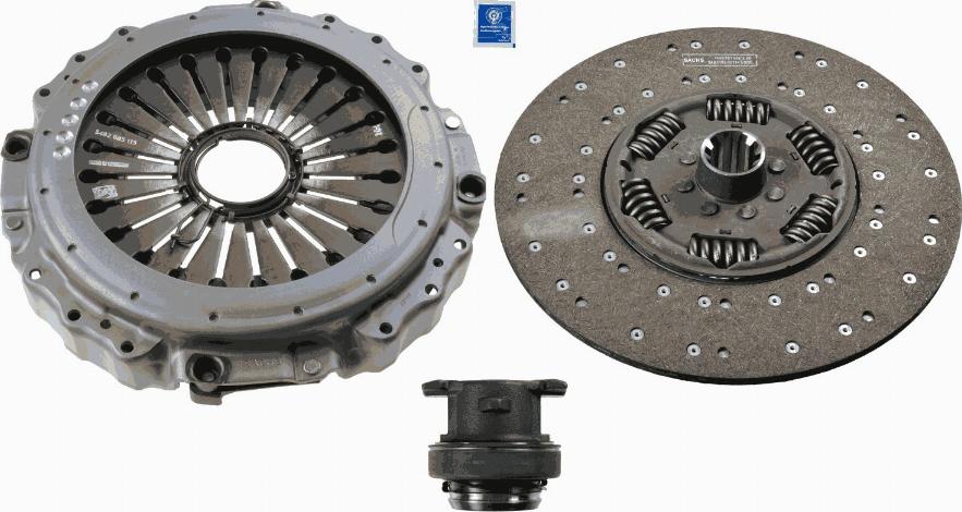 SACHS 3400 700 313 - Комплект сцепления autodnr.net