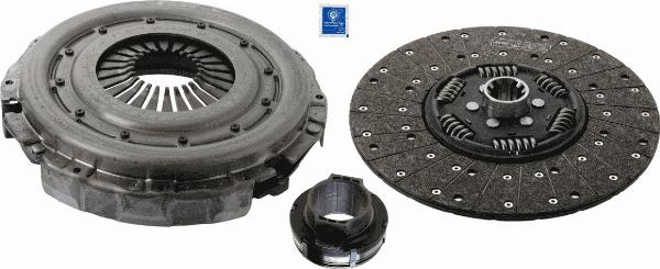 SACHS 3400 700 318 - Комплект зчеплення autocars.com.ua
