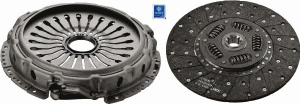 SACHS 3400 700 322 - Комплект зчеплення autocars.com.ua