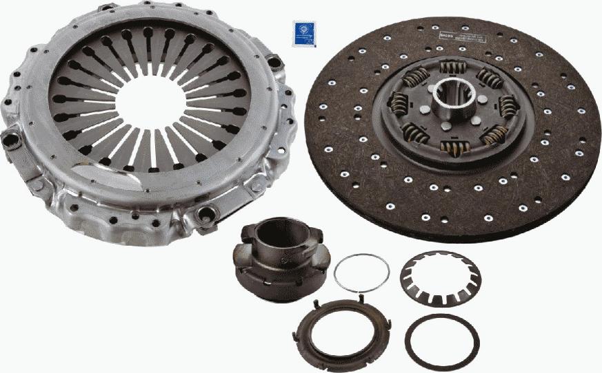 SACHS 3400 700 329 - Комплект сцепления autodnr.net