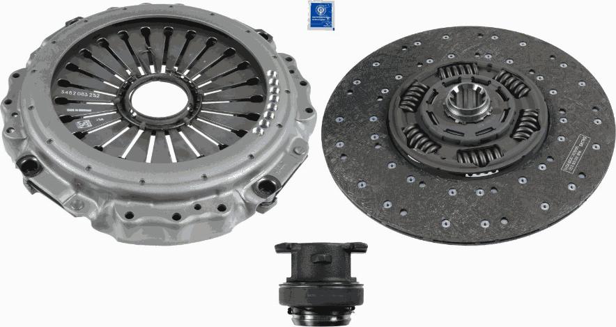 SACHS 3400 700 332 - Комплект сцепления autodnr.net