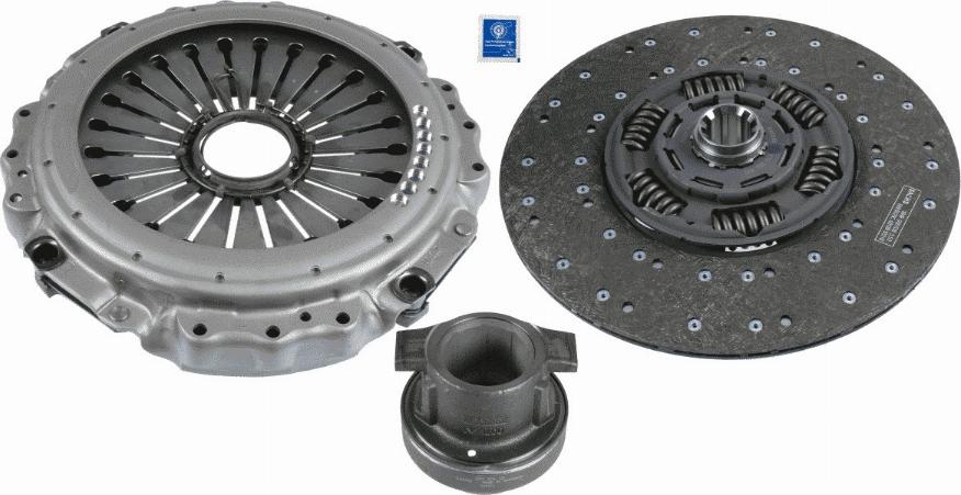 SACHS 3 400 700 334 - Комплект зчеплення autocars.com.ua