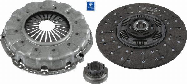 SACHS 3 400 700 338 - Комплект зчеплення autocars.com.ua