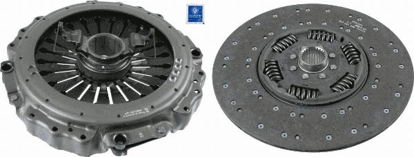 SACHS 3 400 700 342 - Комплект зчеплення autocars.com.ua
