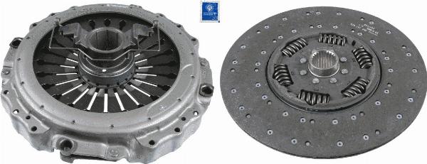 SACHS 3 400 700 343 - Комплект зчеплення autocars.com.ua