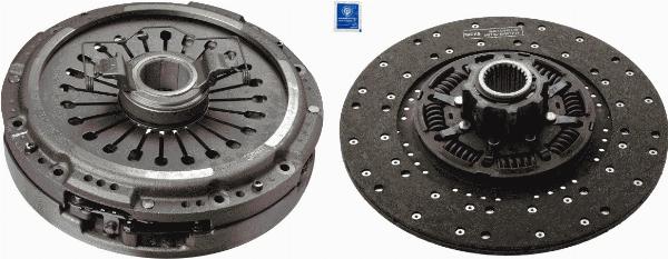 SACHS 3400 700 348 - Комплект зчеплення autocars.com.ua