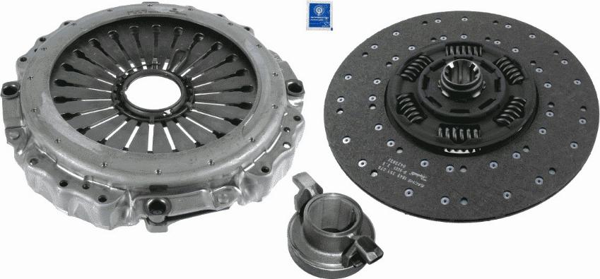 SACHS 3400 700 349 - Комплект сцепления avtokuzovplus.com.ua