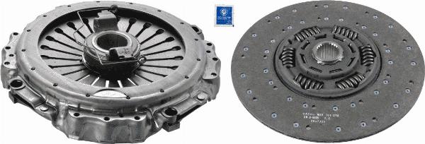 SACHS 3 400 700 350 - Комплект зчеплення autocars.com.ua