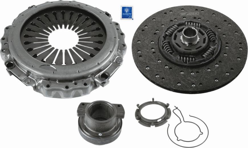 SACHS 3400 700 356 - Комплект зчеплення autocars.com.ua