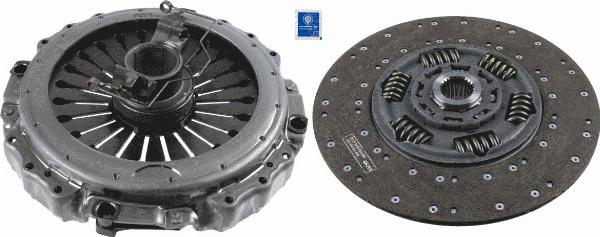SACHS 3 400 700 357 - Комплект зчеплення autocars.com.ua