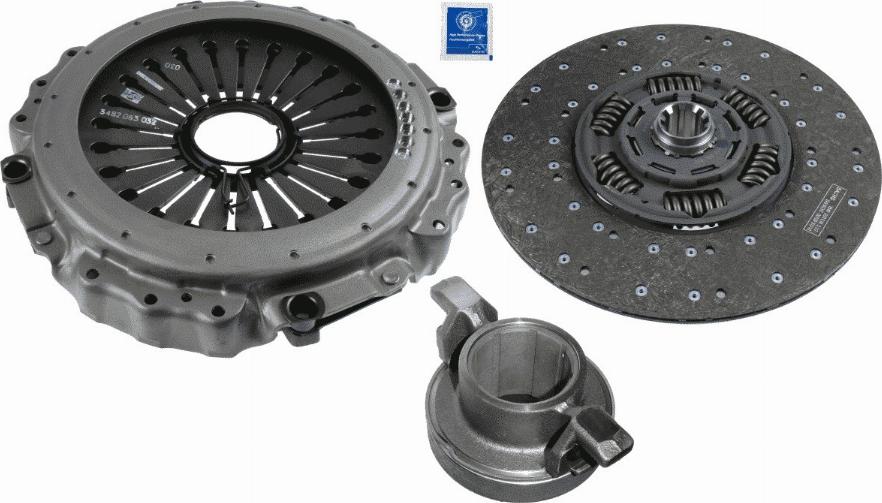 SACHS 3400 700 379 - Комплект зчеплення autocars.com.ua