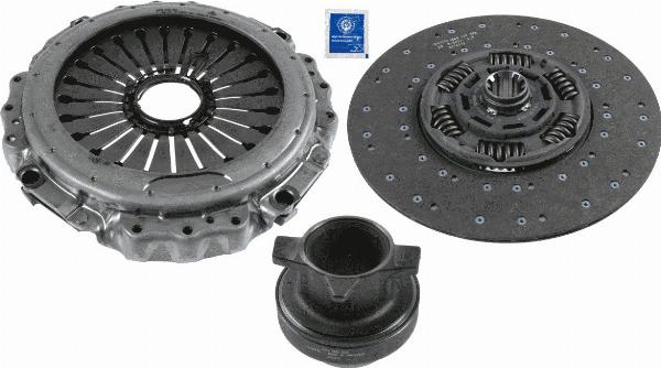SACHS 3 400 700 380 - Комплект зчеплення autocars.com.ua