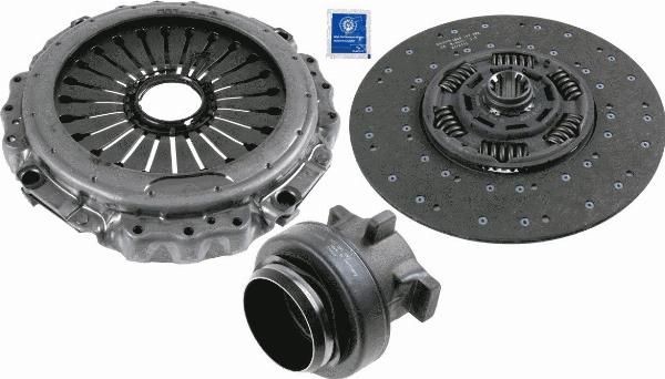 SACHS 3 400 700 381 - Комплект зчеплення autocars.com.ua