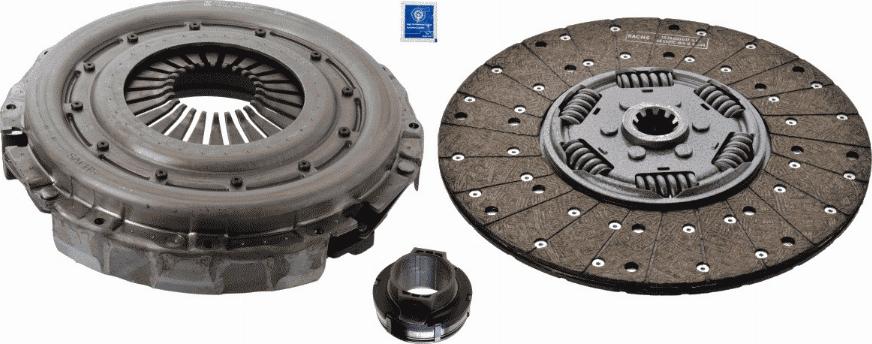 SACHS 3400 700 405 - Комплект сцепления avtokuzovplus.com.ua