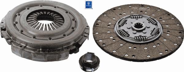 SACHS 3400 700 405 - Комплект зчеплення autocars.com.ua