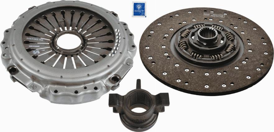 SACHS 3 400 700 408 - Комплект зчеплення autocars.com.ua