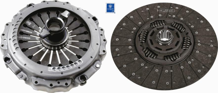 SACHS 3400 700 418 - Комплект зчеплення autocars.com.ua