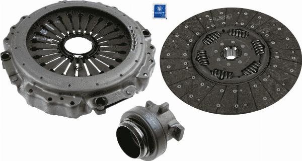 SACHS 3400 700 435 - Комплект зчеплення autocars.com.ua