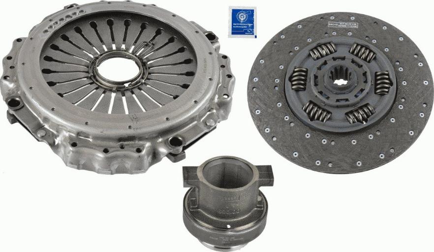 SACHS 3400 700 438 - Комплект зчеплення autocars.com.ua