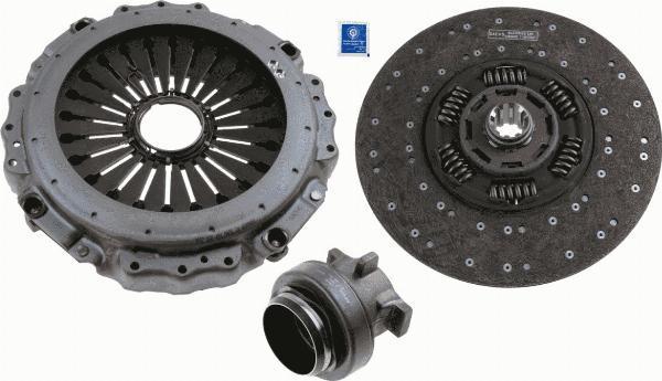 SACHS 3400 700 467 - Комплект зчеплення autocars.com.ua