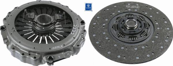 SACHS 3400 700 472 - Комплект зчеплення autocars.com.ua