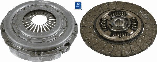 SACHS 3400 700 484 - Комплект зчеплення autocars.com.ua