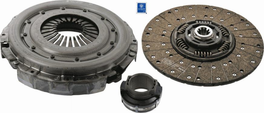 SACHS 3400 700 487 - Комплект зчеплення autocars.com.ua