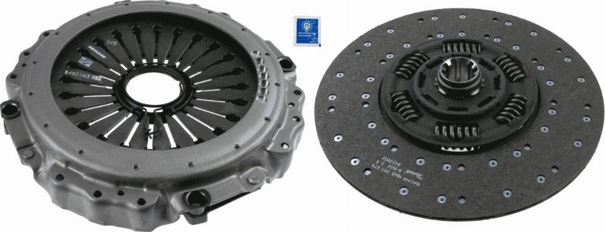 SACHS 3400 700 498 - Комплект сцепления avtokuzovplus.com.ua