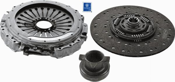 SACHS 3 400 700 507 - Комплект зчеплення autocars.com.ua