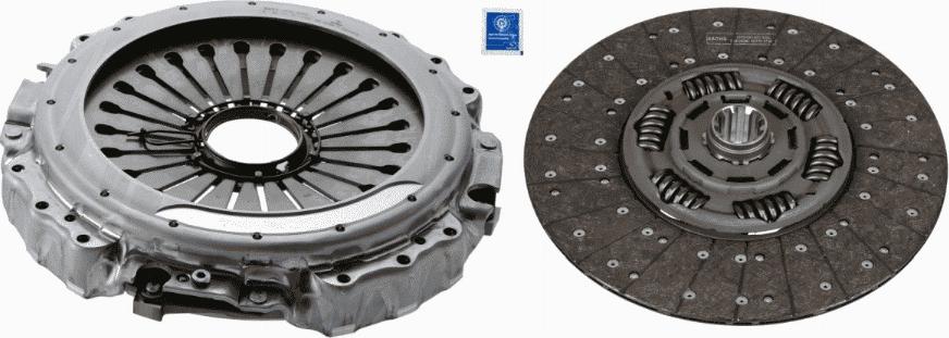 SACHS 3400 700 508 - Комплект сцепления autodnr.net