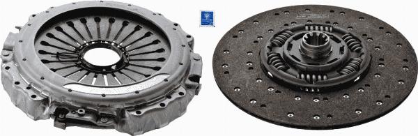 SACHS 3 400 700 511 - Комплект зчеплення autocars.com.ua