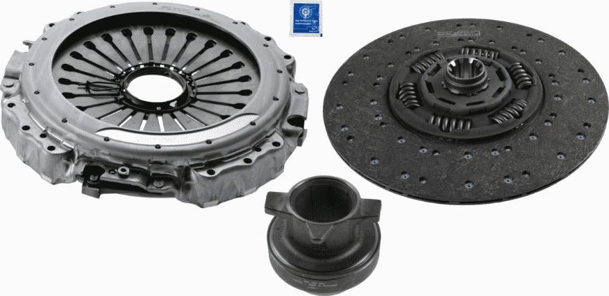 SACHS 3400 700 521 - Комплект сцепления avtokuzovplus.com.ua