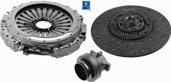 SACHS 3400 700 522 - Комплект зчеплення autocars.com.ua