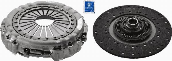 SACHS 3400 700 530 - Комплект зчеплення autocars.com.ua