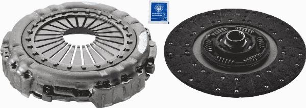 SACHS 3400 700 531 - Комплект зчеплення autocars.com.ua