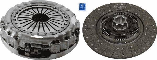 SACHS 3400 700 535 - Комплект зчеплення autocars.com.ua