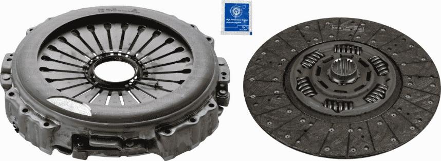 SACHS 3400 700 537 - Комплект сцепления autodnr.net