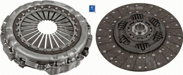 SACHS 3400 700 544 - Комплект зчеплення autocars.com.ua