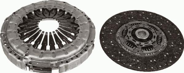 SACHS 3400 700 546 - Комплект зчеплення autocars.com.ua