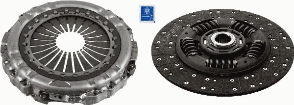 SACHS 3400 700 602 - Комплект зчеплення autocars.com.ua