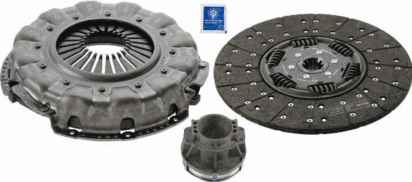 SACHS 3400 700 603 - Комплект зчеплення autocars.com.ua