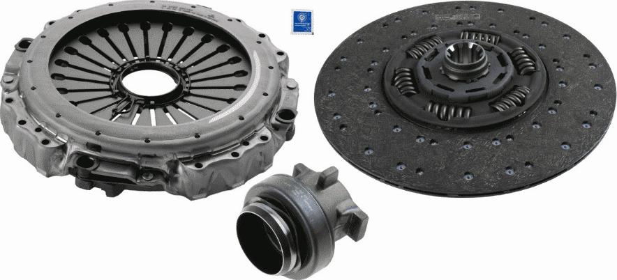 SACHS 3400 700 604 - Комплект сцепления avtokuzovplus.com.ua