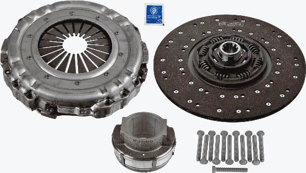 SACHS 3400 700 622 - Комплект зчеплення autocars.com.ua
