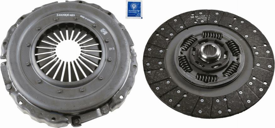 SACHS 3400 700 623 - Комплект зчеплення autocars.com.ua