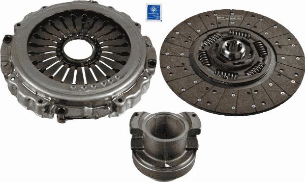 SACHS 3400 700 624 - Комплект зчеплення autocars.com.ua