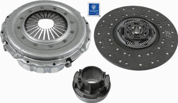 SACHS 3400 700 625 - Комплект зчеплення autocars.com.ua