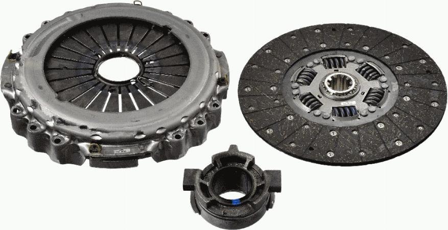 SACHS 3400 700 633 - Комплект сцепления autodnr.net