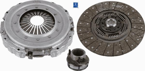 SACHS 3400 700 639 - Комплект зчеплення autocars.com.ua